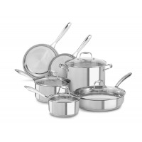 KitchenAid 6 Piece Stainless Steel Cookware Set KAD2552